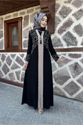 کلاه و ابایا مشکی زنانه پنبه پلی استر sümeyra - کد 758930553