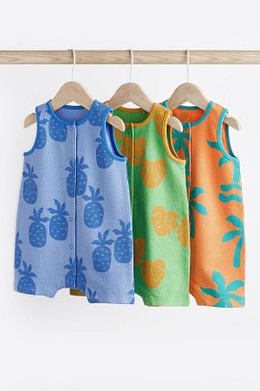 سرهمی خواب آبی بچه گانه پنبه ای Next Baby - کد 823592071