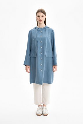 کلاه و ابایا سرمه ای زنانه بافتنی Aker - کد 833685504