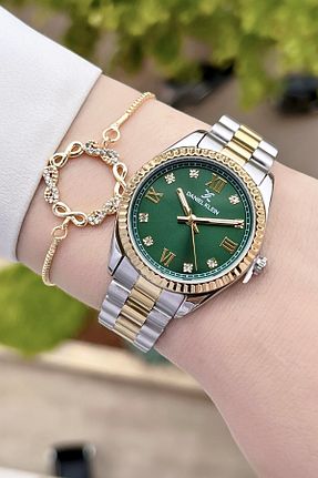ساعت مچی زرد زنانه 31-35 میلی متر Daniel Klein - کد 833677915