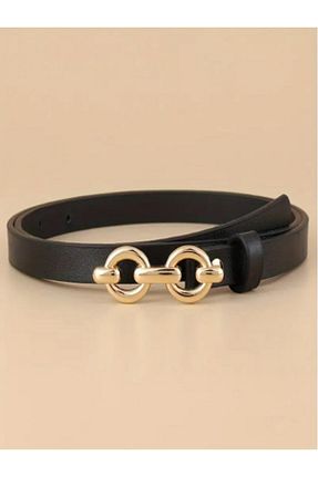 کمربند مشکی زنانه چرم مصنوعی BRAND&BELT - کد 833681236