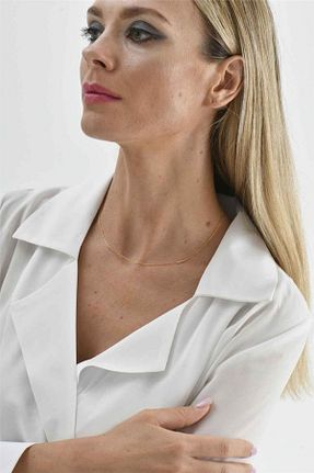 گردنبند نقره صورتی زنانه 925 عیار Minamis Silver - کد 327949469