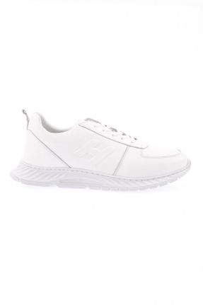 کفش کژوال سفید مردانه چرم طبیعی پاشنه کوتاه ( 4 - 1 cm ) پاشنه ساده کد 356731529
