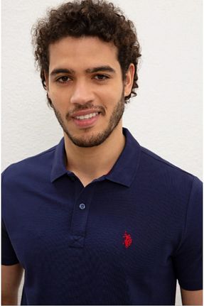 تیشرت سرمه ای مردانه یقه پولو U.S. Polo Assn. - کد 833847411