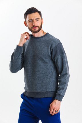 سوئیشرت طوسی مردانه ساده pulur.co - کد 372909392