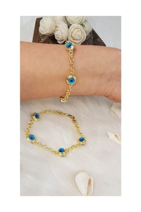 دستبند جواهر طلائی زنانه روکش طلا کد 457497633
