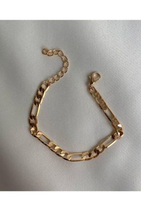 دستبند جواهر طلائی زنانه روکش طلا کد 198168073
