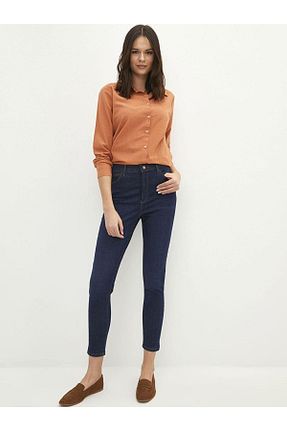 شلوار آبی زنانه پارچه LC Waikiki - کد 745758783