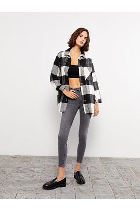شلوار طوسی زنانه پارچه LC Waikiki - کد 771123650