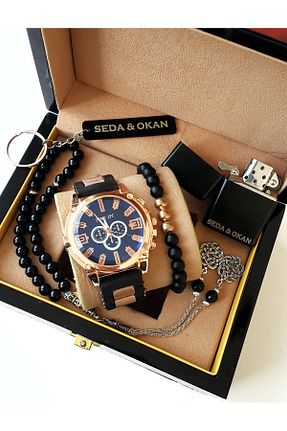 ست ساعت مچی زرد مردانه استل (فولاد) Time İst - کد 701468975