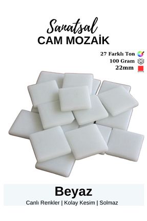 لوازم نقاشی سفید Sanatsal Mozaik - کد 763161360