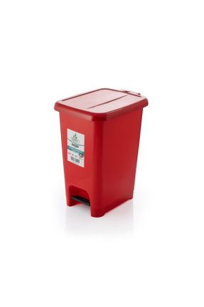 سطل زباله قرمز پلاستیک 30 L کد 648478853