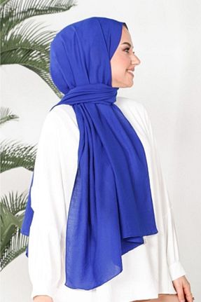 شال سرمه ای زنانه پنبه ای HAREM SCARF - کد 834056168