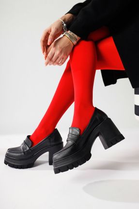 کفش پاشنه بلند کلاسیک مشکی زنانه پاشنه ضخیم پاشنه متوسط ( 5 - 9 cm ) کد 811087569