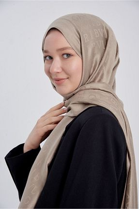 شال قهوه ای زنانه ابریشم Genel Markalar - کد 261077413
