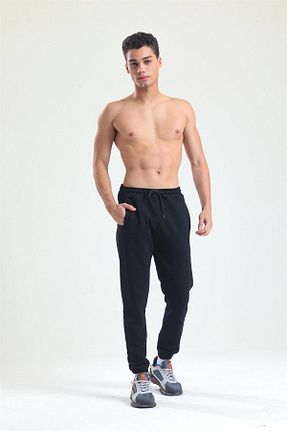 شلوار کرمگن مشکی مردانه رگولار pulur.co - کد 649146586