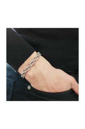 دستبند جواهر مردانه آهن کد 39941555