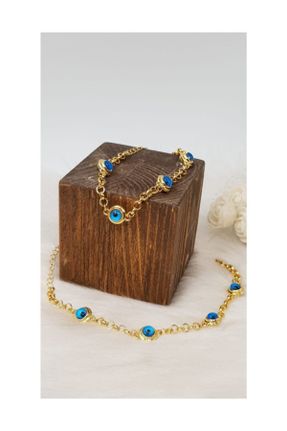 دستبند جواهر طلائی زنانه روکش طلا کد 37542272