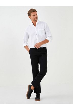 شلوار مشکی مردانه پارچه LC Waikiki - کد 674925229