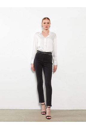 شلوار طوسی زنانه پارچه LC Waikiki - کد 768626685
