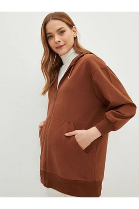 رویه قهوه ای زنانه پنبه پلی استر LC Waikiki - کد 662706209