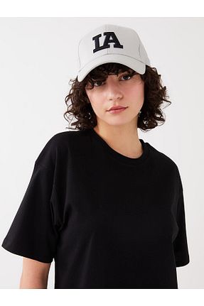 تیشرت مشکی زنانه رگولار LC Waikiki - کد 831444382