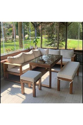 ست باغچه رنگی چوب Genel Markalar - کد 640696870