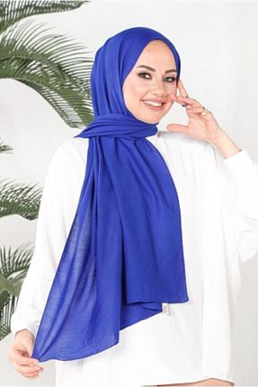 شال سرمه ای زنانه پنبه ای HAREM SCARF - کد 834056168