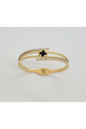 دستبند استیل (فولاد) طلائی زنانه استیل (فولاد) ozgurca aksesuar - کد 768907451