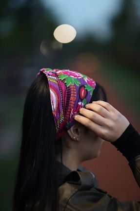 کش سر سفید زنانه %100 پنبه Borceelle - کد 834058541