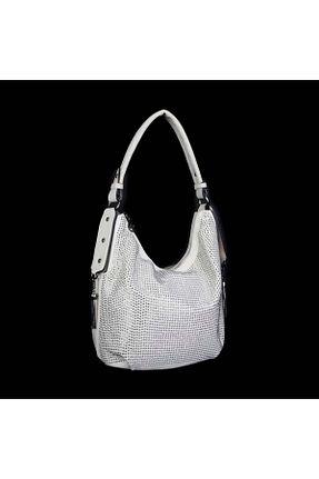 کیف دوشی سفید زنانه چرم مصنوعی Nas Bag - کد 825260201