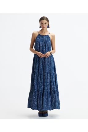 لباس آبی زنانه بافتنی رگولار کد 834117367