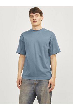 تیشرت آبی مردانه رگولار Jack & Jones - کد 834007739
