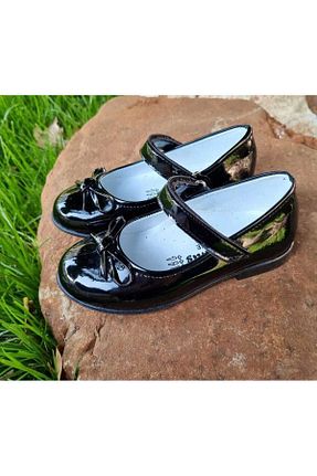 بابت مشکی بچه گانه چرم لاکی ORTAÇ - کد 98795461
