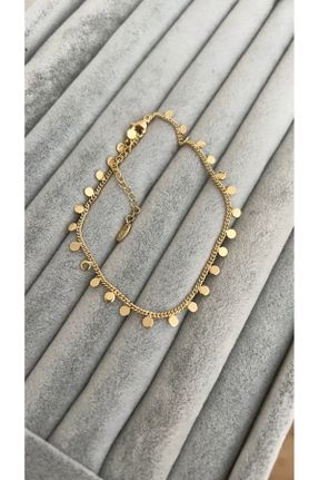 خلخال جواهری طلائی زنانه منجوق کد 833788632