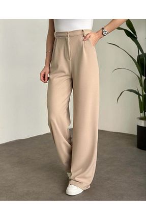 شلوار بژ زنانه پلی استر Fashion