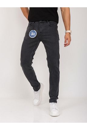 شلوار جین طوسی مردانه پاچه ساده d&m 1988 jeans dezeer man jeans - کد 832364666