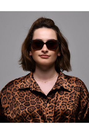 عینک آفتابی قهوه ای زنانه پلاریزه Jatelier - کد 218434751