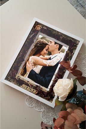 قاب عکس سفید 1 پارچه Verda Çerçeve - کد 833150992