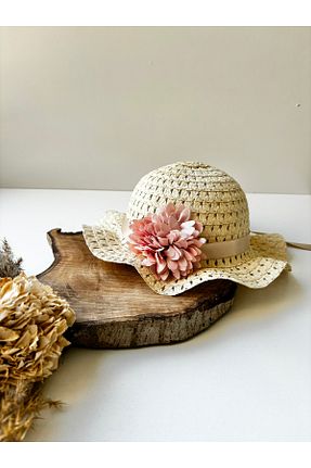 کلاه صورتی بچه گانه حصیر Miniminiksdesing - کد 833868598