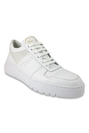 کفش کژوال سفید مردانه پاشنه کوتاه ( 4 - 1 cm ) پاشنه ساده کد 717371895
