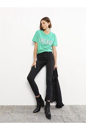 شلوار مشکی زنانه پارچه LC Waikiki - کد 768397925