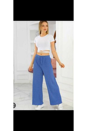پائین تنه راحتی سرمه ای زنانه پنبه - پلی استر - الاستین Pyjama Familya - کد 833882565