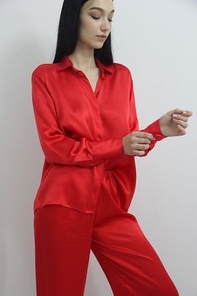 پائین تنه راحتی قرمز زنانه ساده ROSILY - کد 833895916
