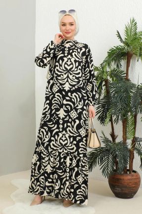 لباس مشکی زنانه بافتنی رگولار آستین-بلند کد 820475237