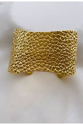 دستبند جواهر طلائی زنانه برنجی VNS Accessories - کد 826541914