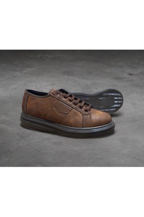 کفش کژوال قهوه ای مردانه پلی اورتان پاشنه کوتاه ( 4 - 1 cm ) پاشنه ساده کد 833998710