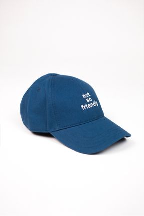 کلاه آبی زنانه پنبه (نخی) کد 834043944