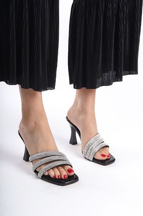 کفش مجلسی مشکی زنانه چرم مصنوعی GökDesem - کد 832595572