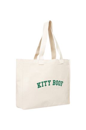 کیف دوشی بژ زنانه پنبه پلی استر Kity Boof - کد 834081526